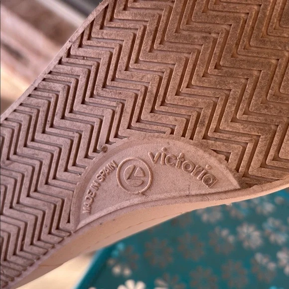 Victoria Berlin Ciclista Effecto - Hielo Beige Faux Leather Glitter Sneakers - Picture 11 of 11